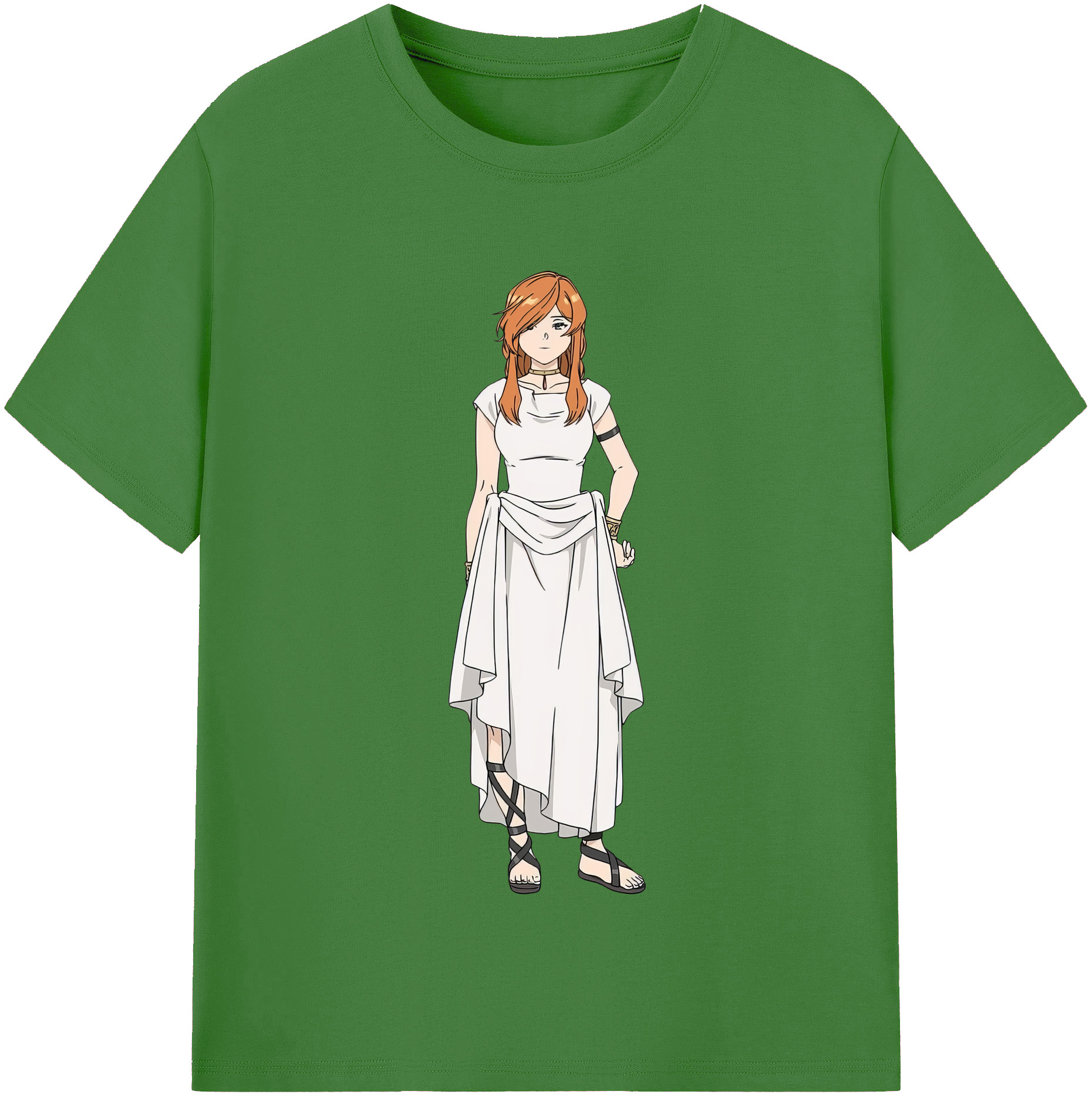 （画像用） 葬送のフリーレン Frieren レディースカジュアルプリントTシャツ（綿100％）